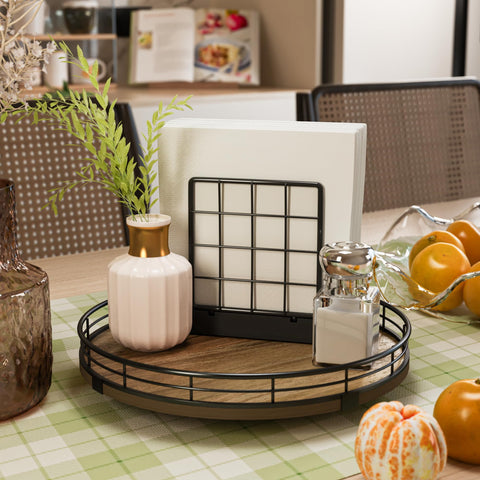 HGF Lazy Susan cabinet storage for pantry items and cans