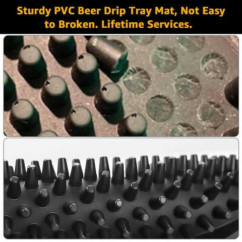 Hgkeke beer drip tray dishwasher-safe for easy cleaning.
