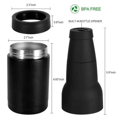 Hgkeke beer holder with built-in opener for convenient use anywhere.
