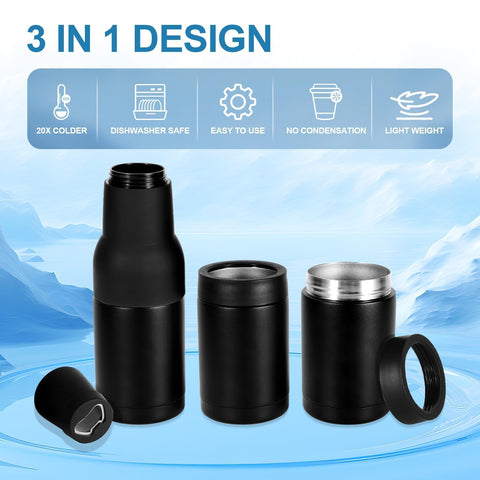 Hgkeke cooler preserves cold beverages up to six hours outdoors.