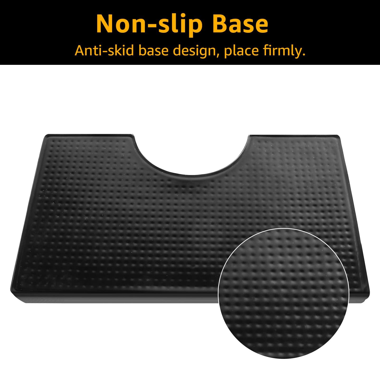 Hgkeke cup-drying mat doubles as beer drip tray for air drying.