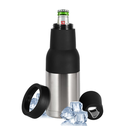 Hgkeke Frosty beer holder for 12oz cans keeps drinks cold for hours.
