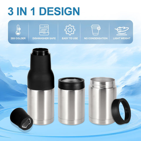 Vacuum insulation maintains cool drinks for hours with Hgkeke.