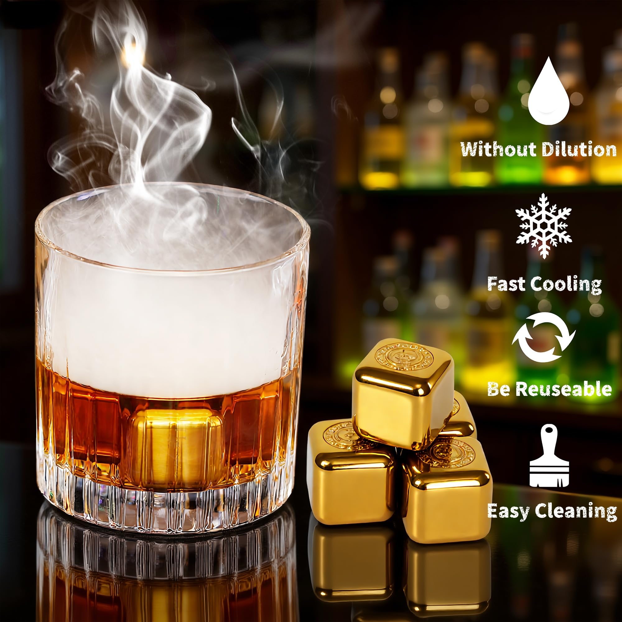 Hgsoor old fashioned smoker fits standard glass for cocktails.