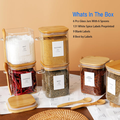 HHMJSM bamboo lid with silicone seal for airtight freshness.