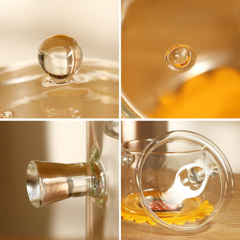 HHMJSM borosilicate glass saucepot interior view highlighting durability