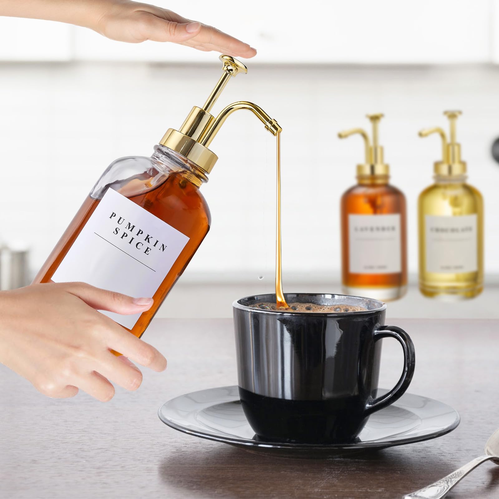 HHSME coffee bar accessories kit fits home or commercial setups.