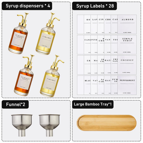HHSME durable glass bottles hold 500 ml for generous servings.