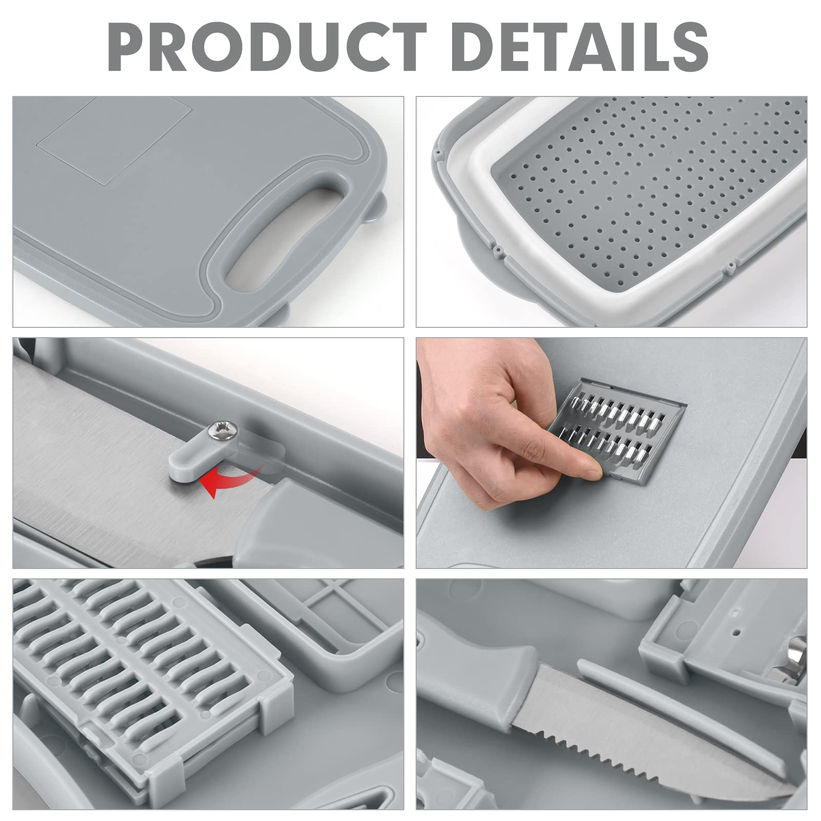 HI NINGER 9-in-1 kitchen gadget offers versatile prep options.