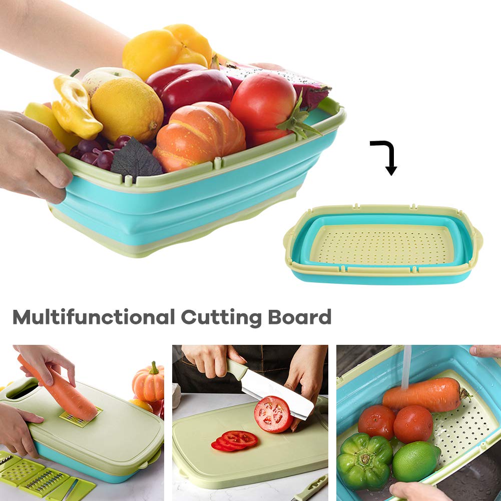 HI NINGER collapsible sink basket aids washing vegetables on the go