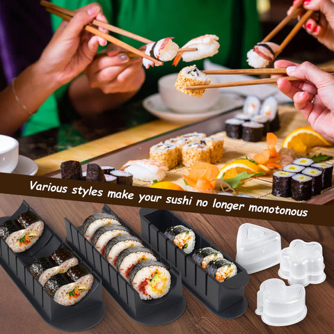 HI NINGER instruction manual guides beginners through sushi making steps.