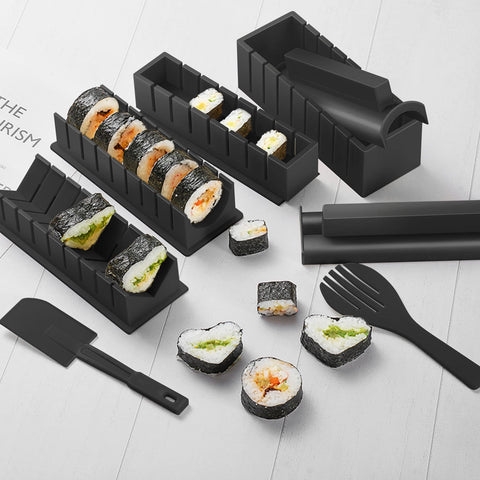 Hi Ninger sushi knife and spatula for precise cutting and handling.