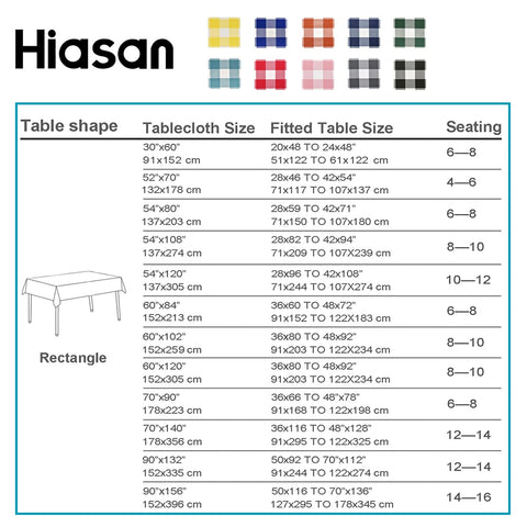 Hiasan buffalo plaid tablecloth machine washable for easy care.