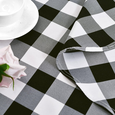 Hiasan machine-washable tablecloth 60 inch for easy cleaning.
