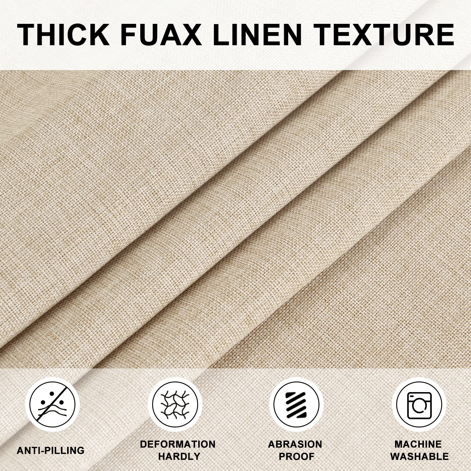 Hiasan round tablecloth dining setup in warm beige elevating table aesthetics.
