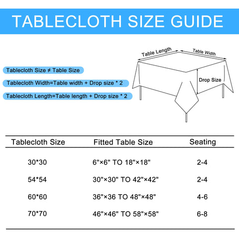 Hiasan tablecloth with spill-resistant finish protects surfaces during meals