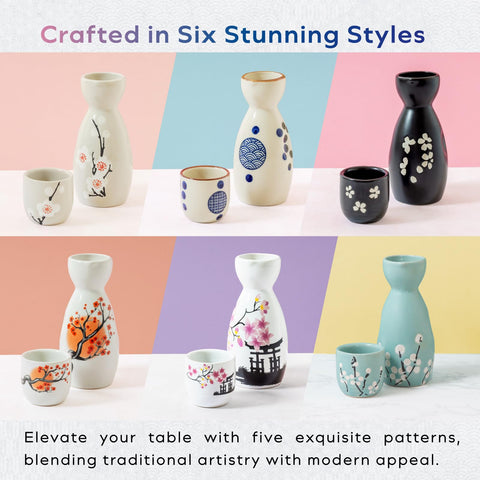 HIBINO Snow Plum studio-style ceramic pieces blending tradition with modern appeal.