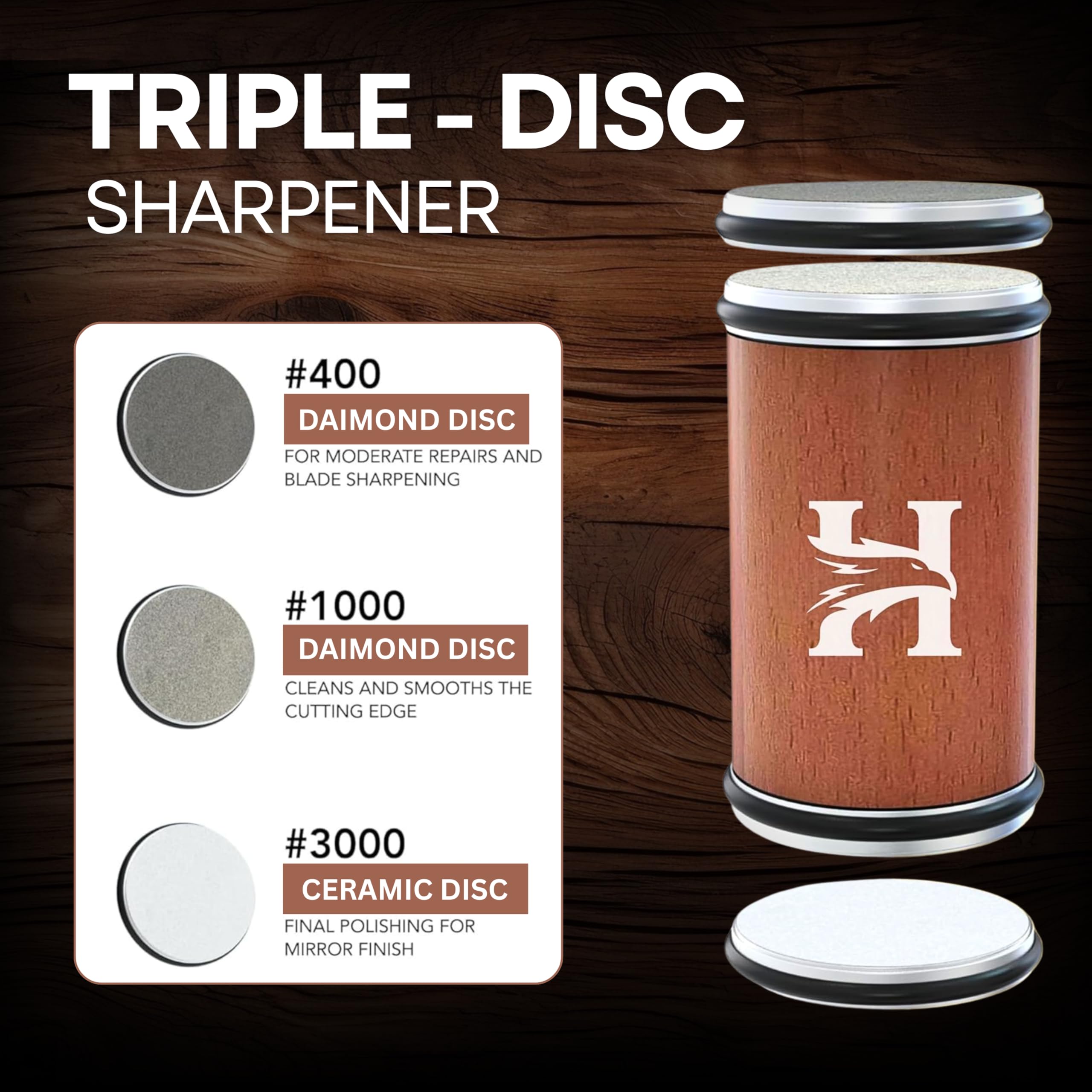 HIBWA sharpeners in a home kitchen setup for chefs and hobby cooks