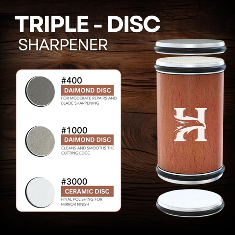 HIBWA sharpeners in a home kitchen setup for chefs and hobby cooks