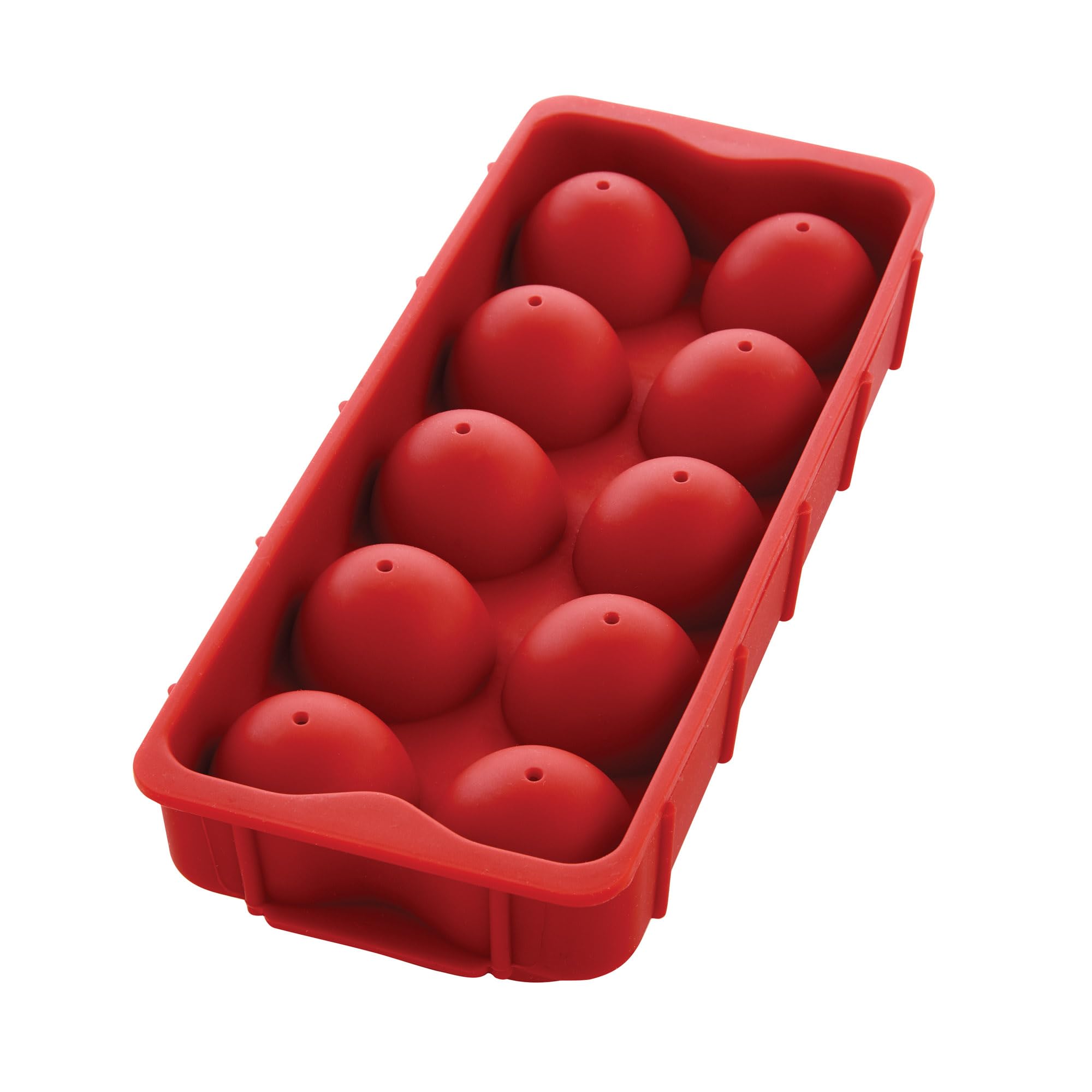 HIC Kitchen Cannonball ice tray creates perfectly round ice balls for slow-melting cocktails.