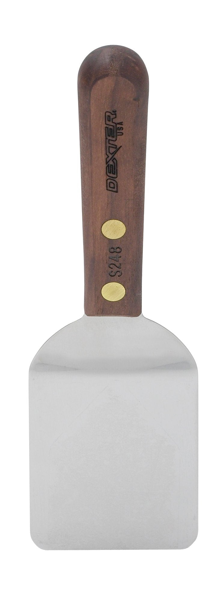 HIC Kitchen Dexter-Russell mini turner with walnut handle for delicate pastries and small servings