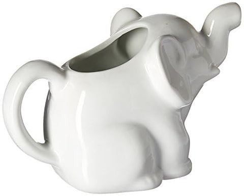 HIC Kitchen Elephant Creamer, 9-ounce capacity, supports multiple servings.