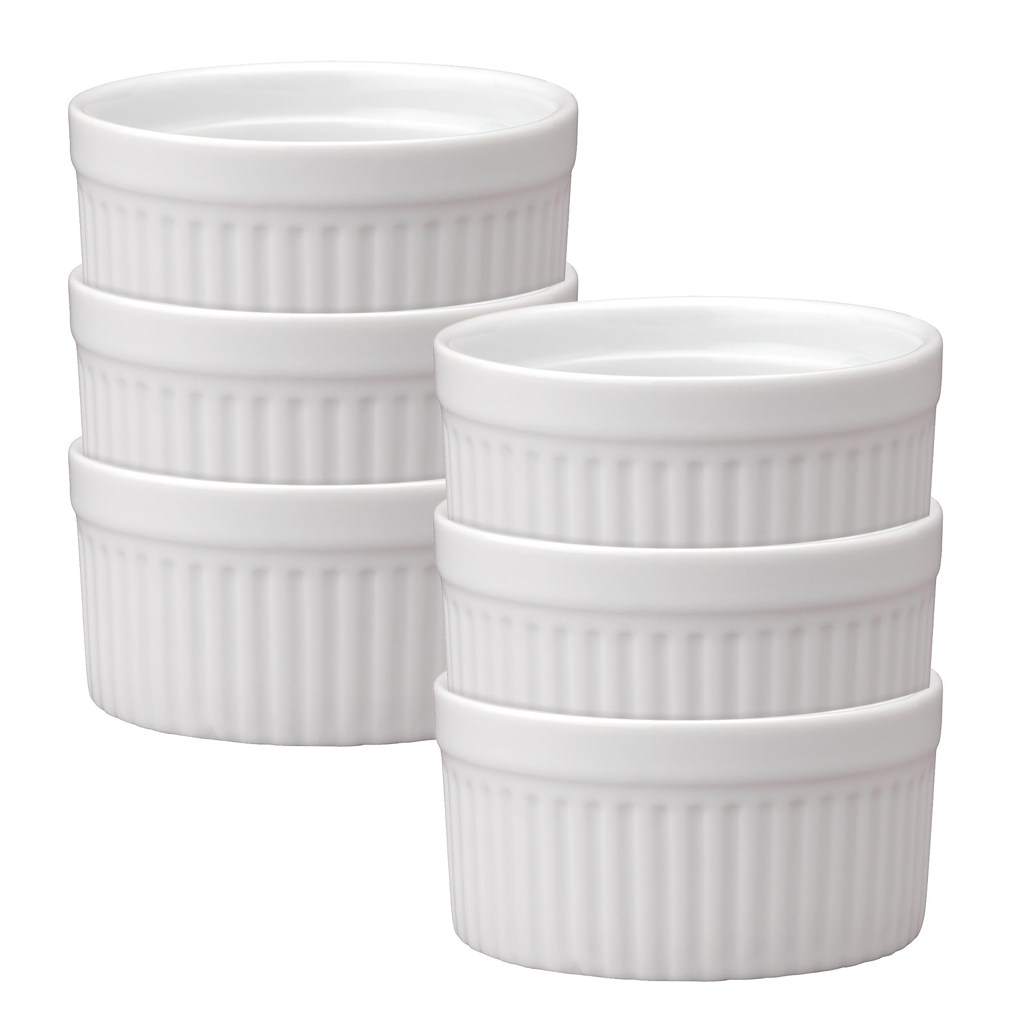 HIC Kitchen Souffle Ramekin for individual soufflés, elevating dessert presentation.