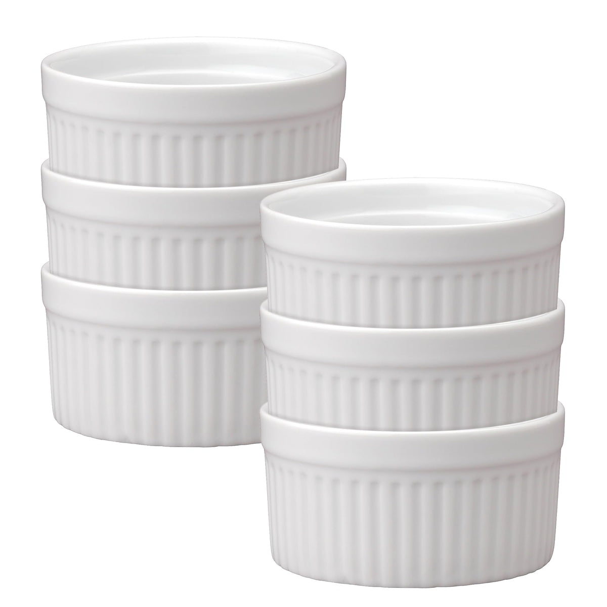 HIC Kitchen Souffle Ramekin for individual soufflés, elevating dessert presentation.
