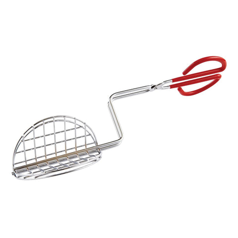 HIC Kitchen Taco Shell Tongs with steel construction for sturdy shells.