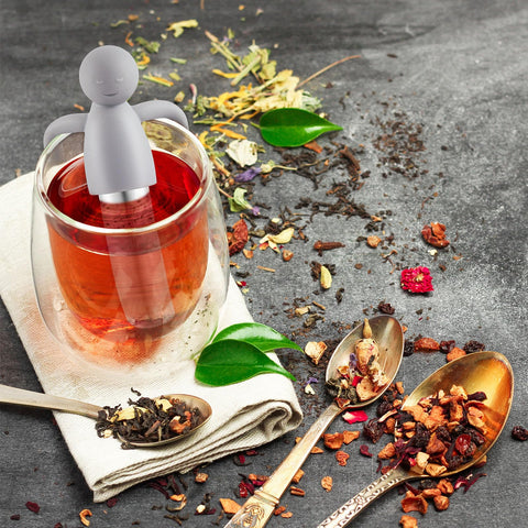Hicarer purple infuser adds color to tea time while brewing