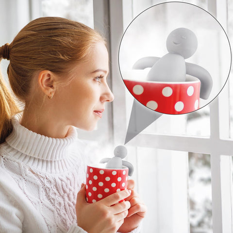 Hicarer tea infuser easy-clean design, dishwasher safe and quick rinse