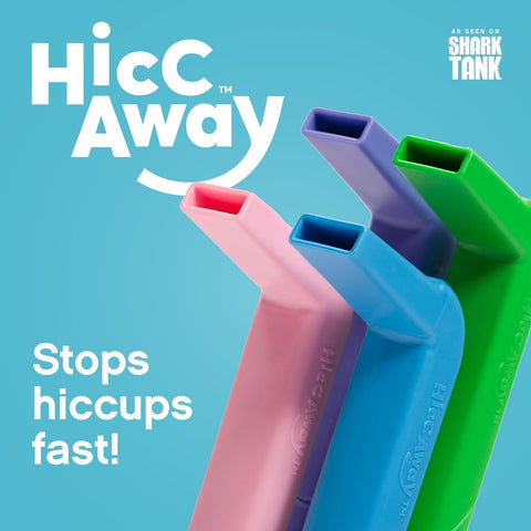 Close-up of BPA-free material on HiccAway pink straw.