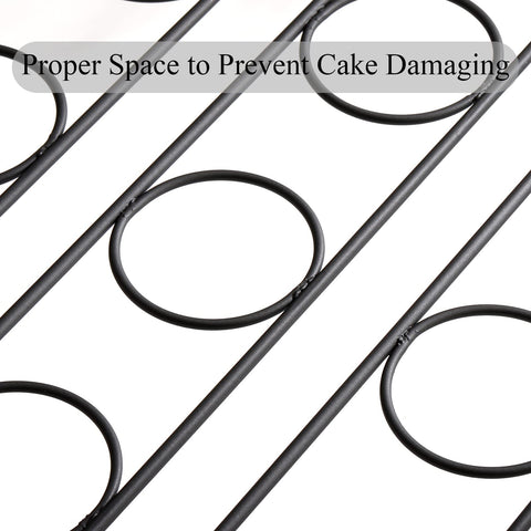 Hiceeden cupcake cone rack closeup, non-stick surface for quick release