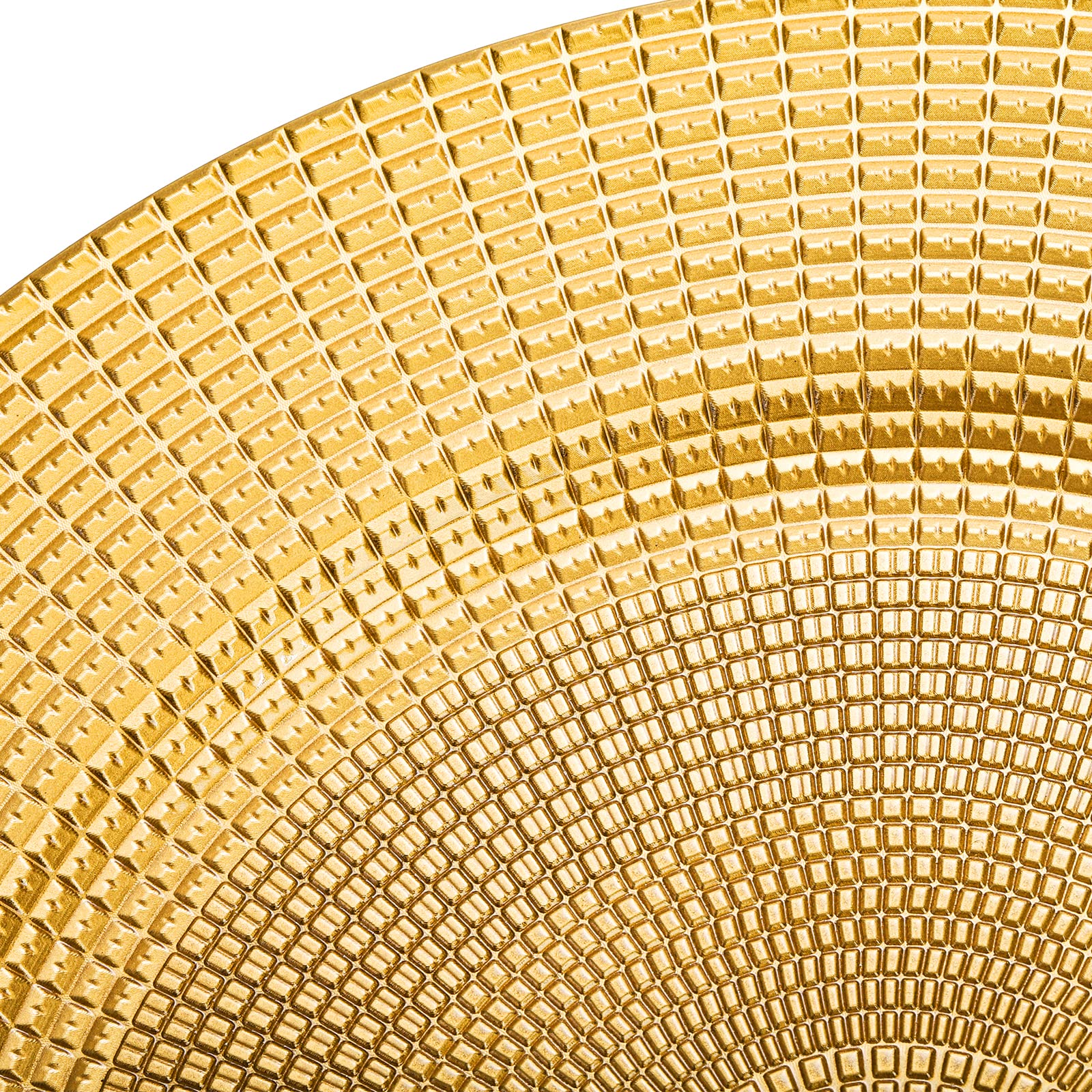 Hiceeden gold charger plate 13inch pack shown for event collection.