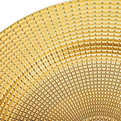 Hiceeden gold charger plate 13inch pack shown for event collection.