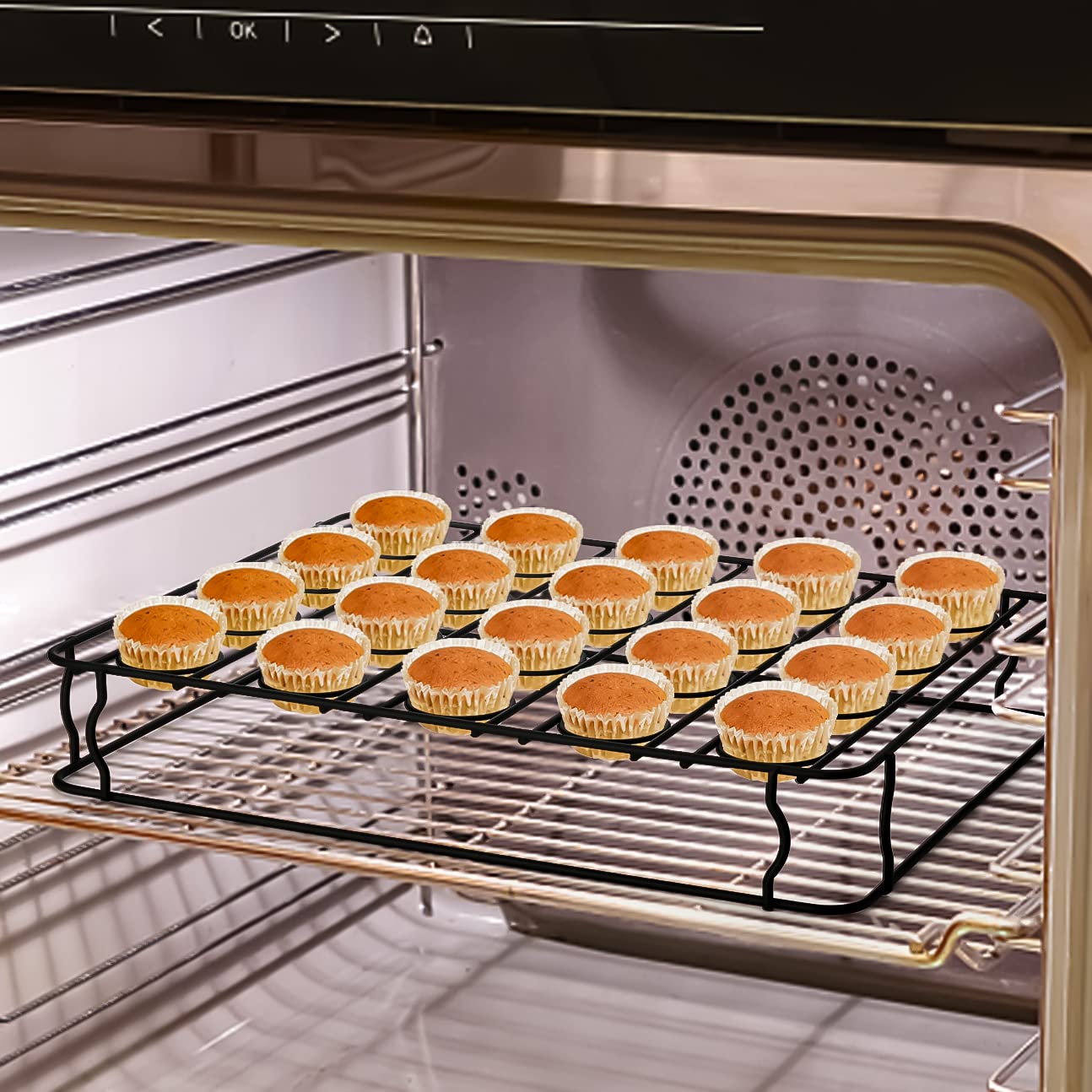 Hiceeden cone stand in oven-baking use with even heat distribution