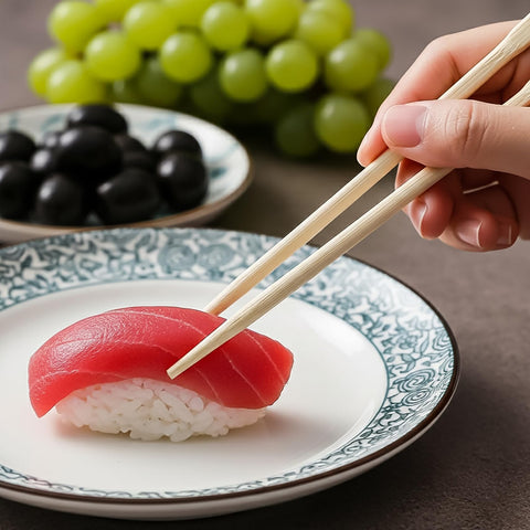 Hiceeden take-out-ready chopsticks shown for restaurant and party use.