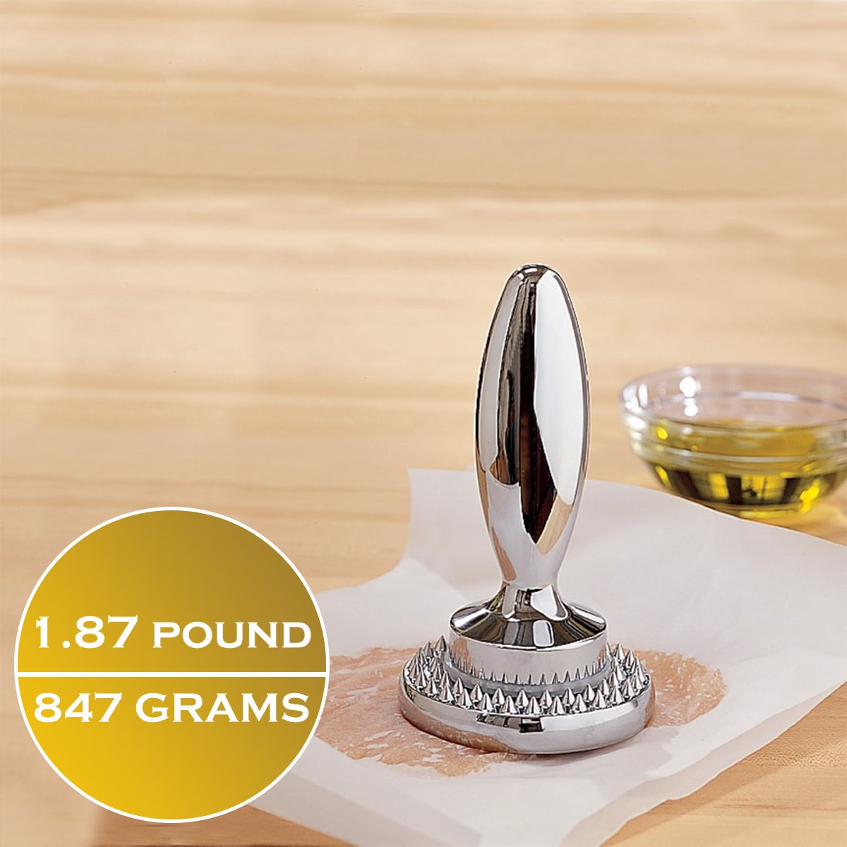 Hicook teeth-side tenderizes tough cuts for better texture.