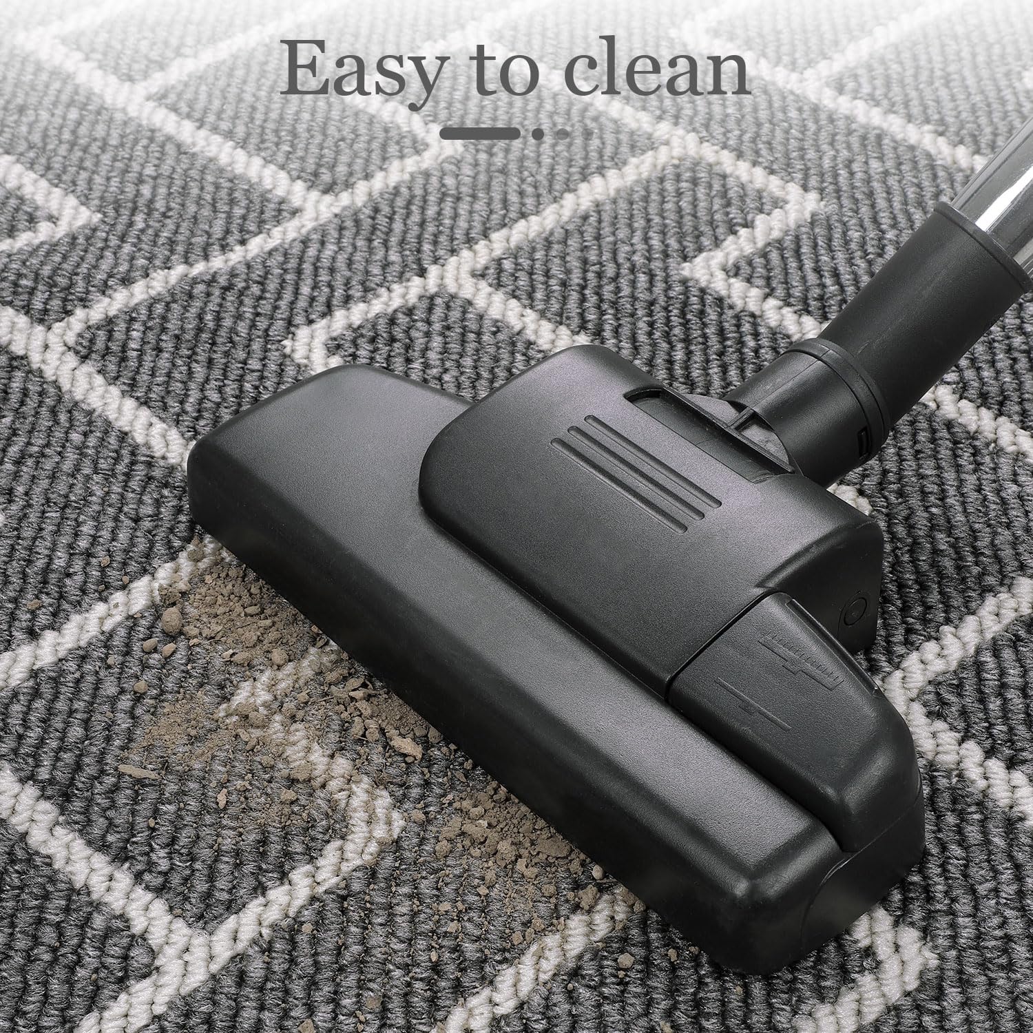 hicorfe entryway mat low-profile design fits under doors and traps debris.