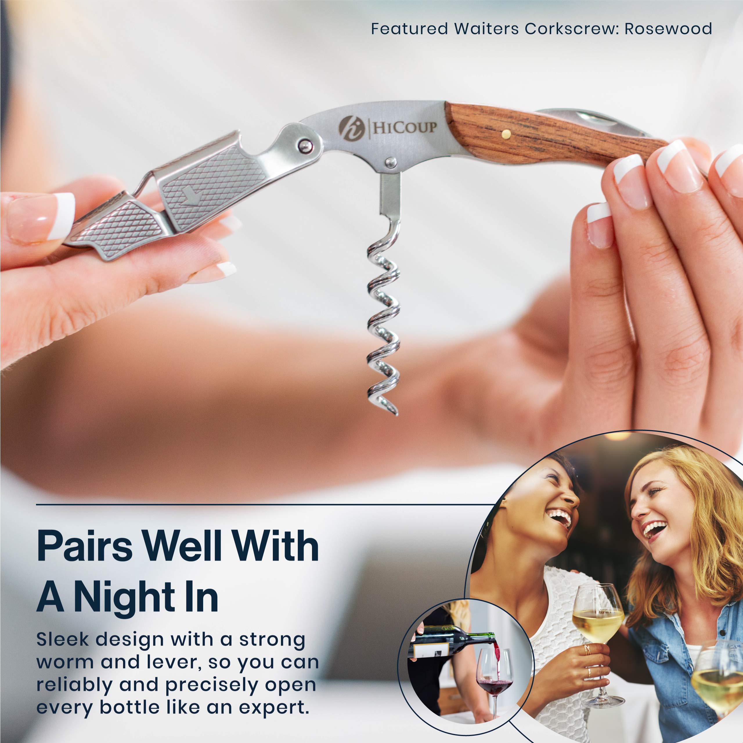HiCoup Sapphire all-in-one opener ideal for servers and home use