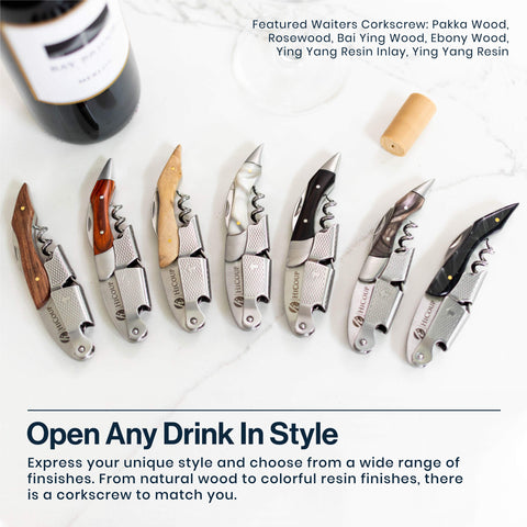 HiCoup Wine Opener is a professional-grade tool trusted by servers and bartenders