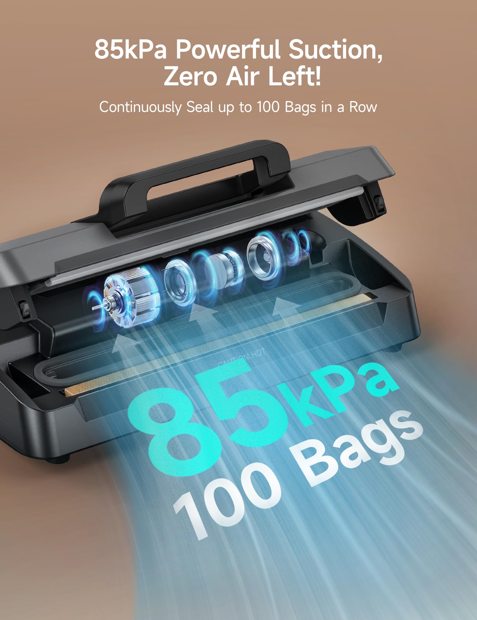 HiCOZY H700 delivers strong, consistent heat sealing with 85 kPa