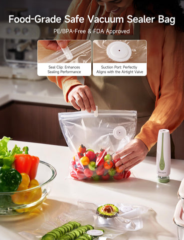 BPA-free bags from Hicozy ensure safe storage for meals