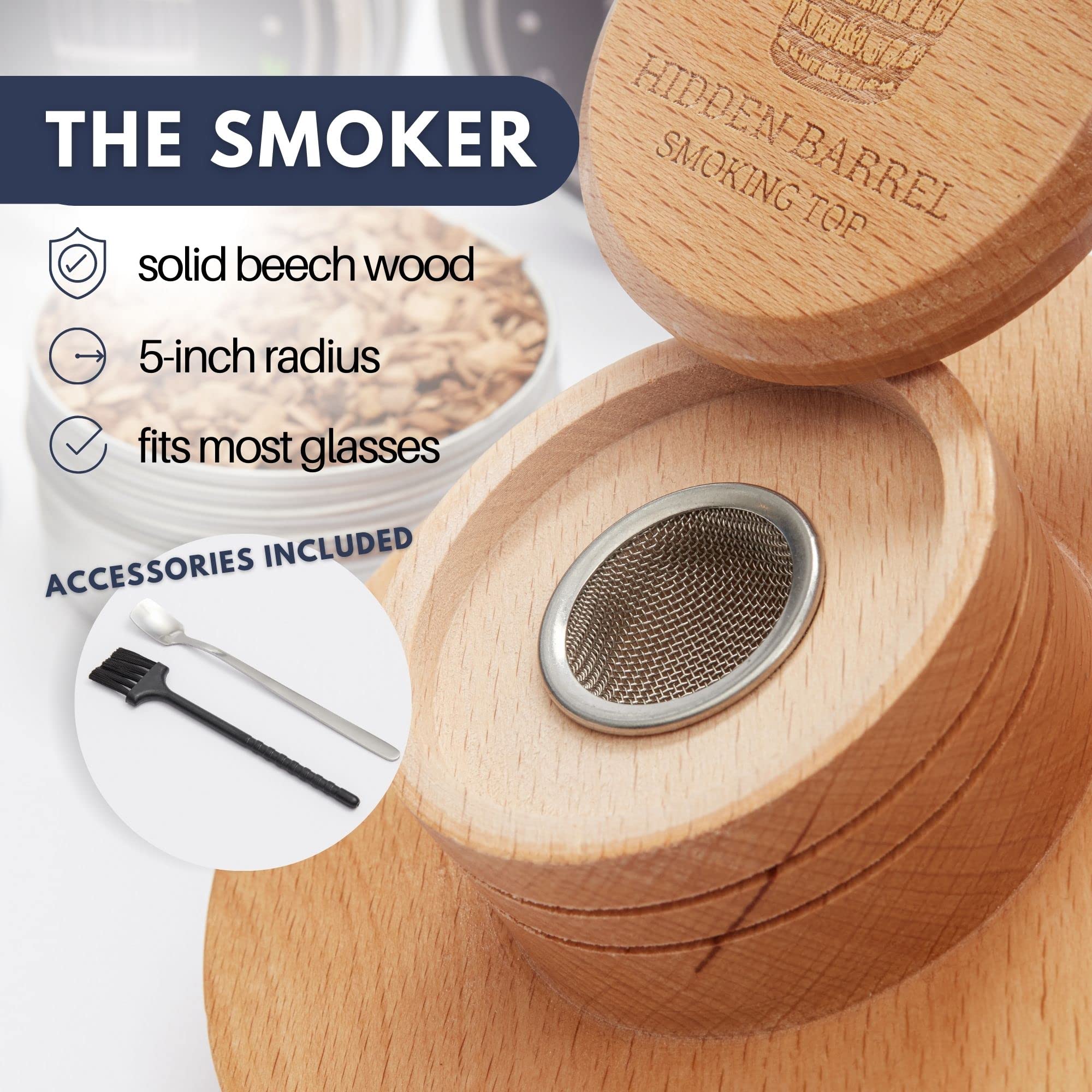 Hidden Barrel pecan wood chips subtle smoky sweetness