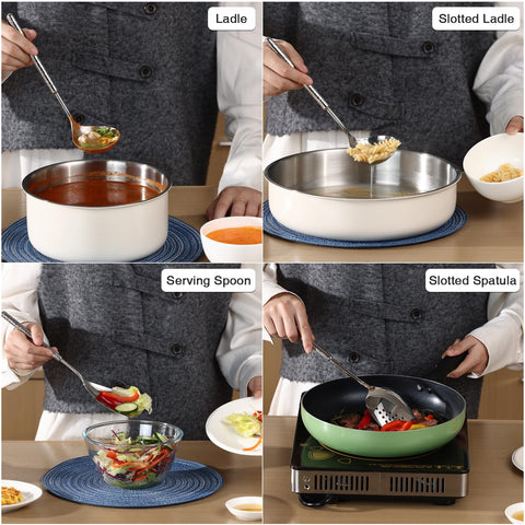 HIFIND slotted spatula ideal for flipping and draining.