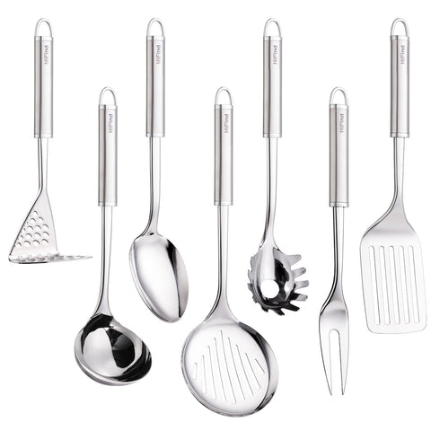 HIFIND stainless steel utensils with ladle for everyday cooking