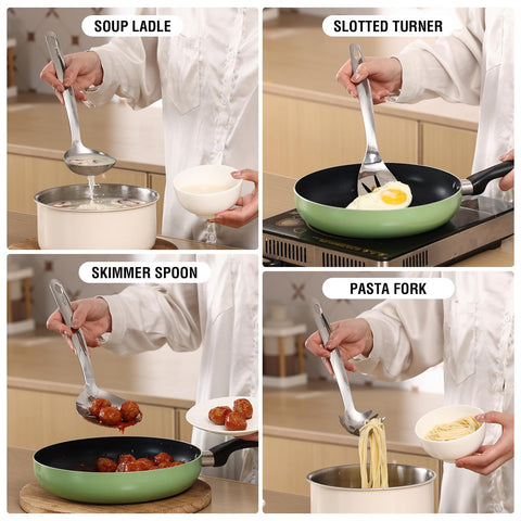 HIFIND pasta fork ideal for twirling spaghetti with ease.