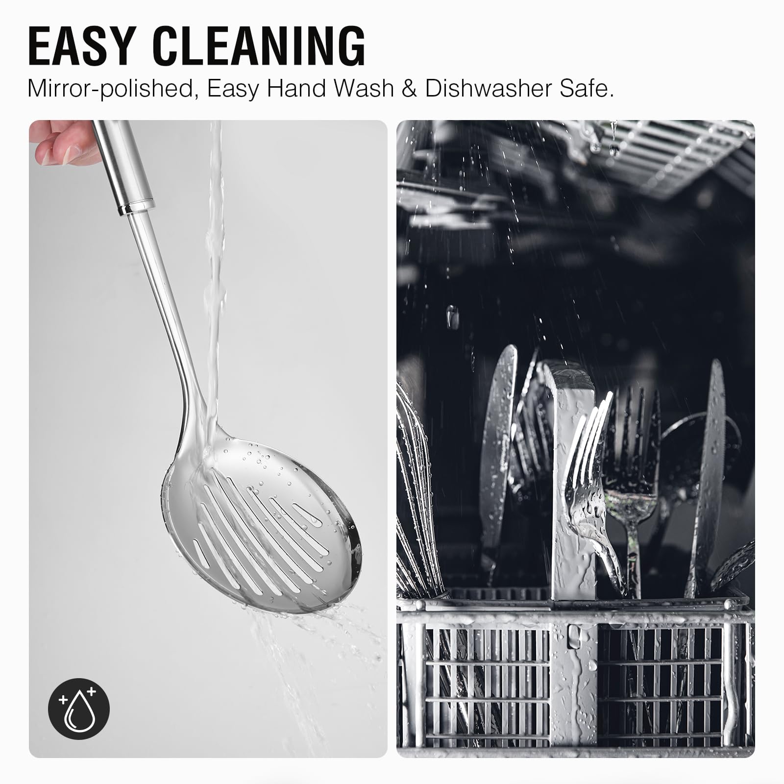 HIFIND skimmer spoon ideal for draining liquids