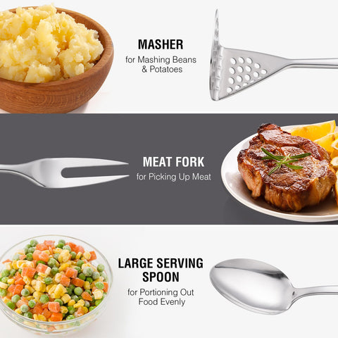 HIFIND solid spoon for stirring and scooping