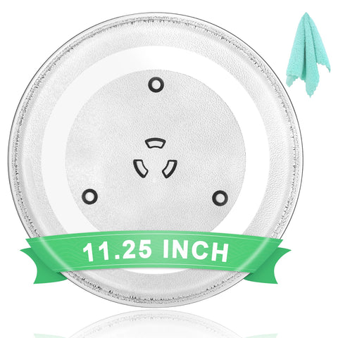 Hiflora 11.25-inch microwave plate top view for even reheating.
